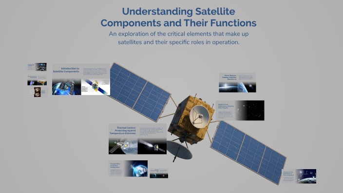 Satellite Protection Components Understanding Satellite Components and Their Functions by Myreen Jewel ...