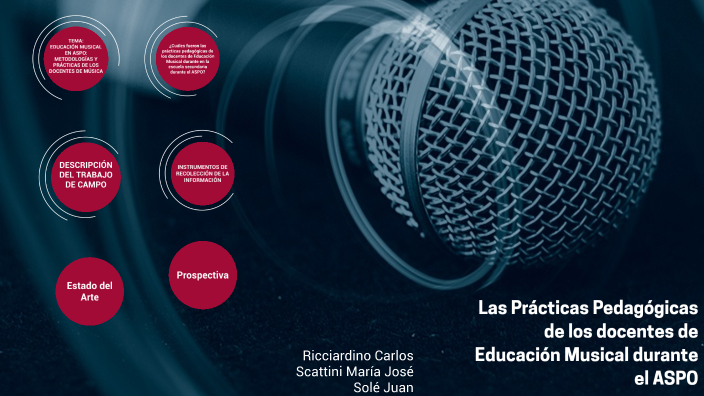 Las prácticas pedagógicas de los docentes de Educación Musical durante ...