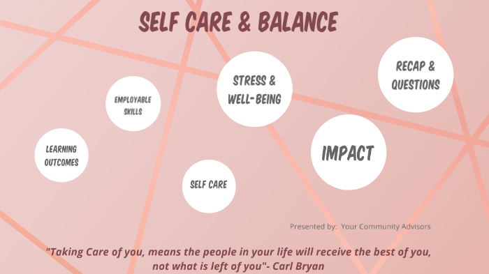 Self Care and Balance by James Harkness