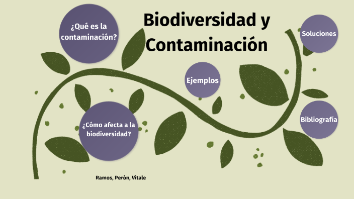 Biodiversidad y contaminación by Francesca Vitale on Prezi