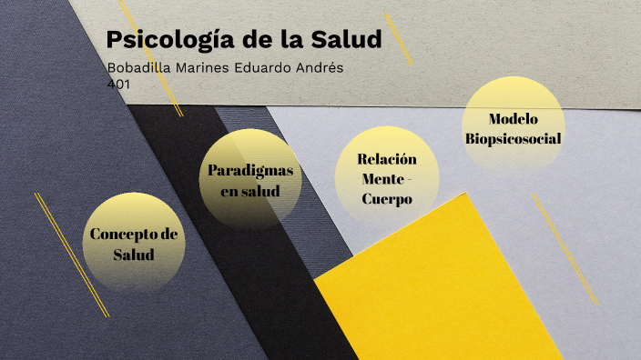 Fundamentos de Psicología de la Salud by Eduardo Bobadilla on Prezi