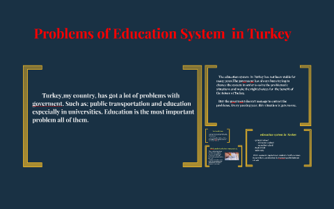 problems turkey education system
