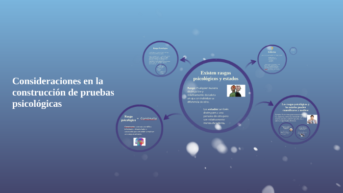 Consideraciones en la construcción de pruebas psicológicas by Atención