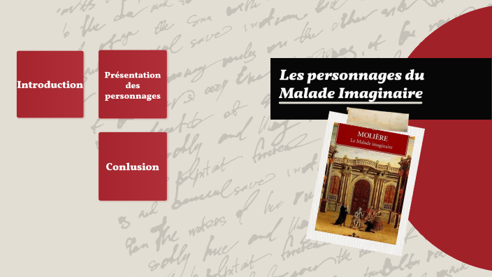 les personnages Malade Imaginaire by ambre deschaux on Prezi