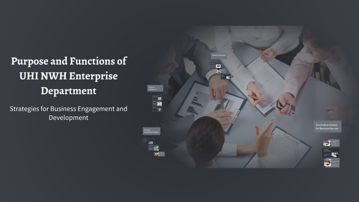 Purpose and Functions of UHI NWH Enterprise Department by Lydia Rohmer ...