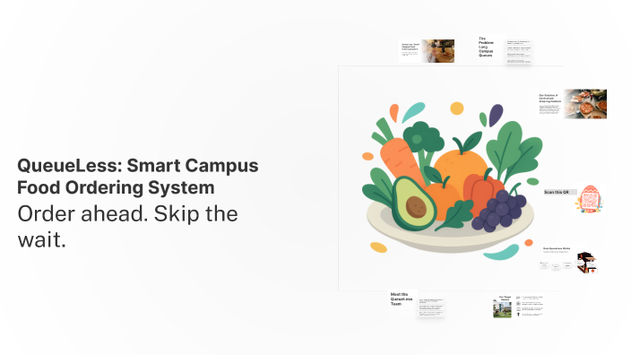 QueueLess: Smart Campus Food Ordering System by Shaik Farhan on Prezi