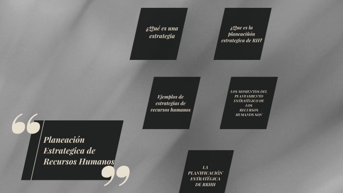 Planeación Estrategica de Recursos Humanos by Quetzali Trejo on Prezi