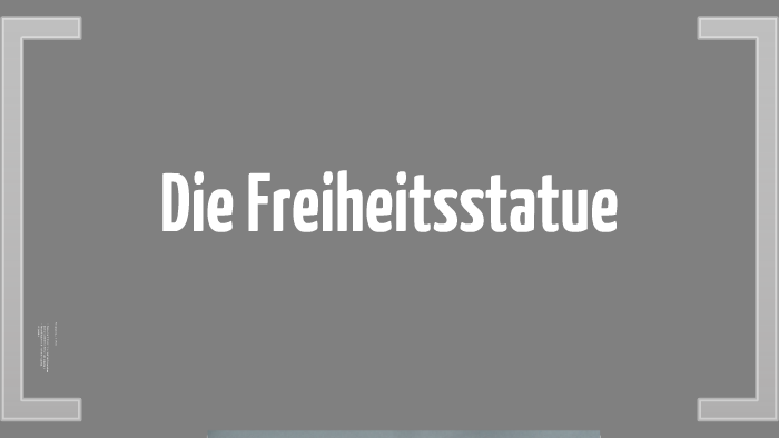 Freiheitsstatue By Jonas Knaak On Prezi