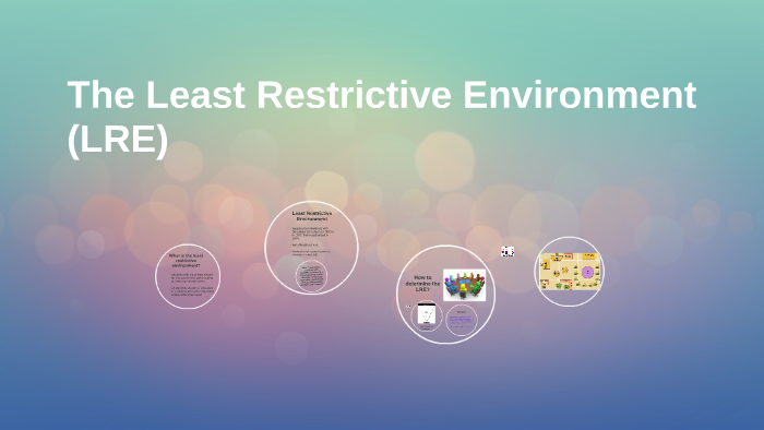 The Least Restrictive Environment By On Prezi