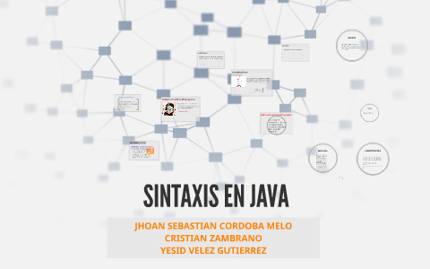 SINTAXIS EN JAVA by on Prezi