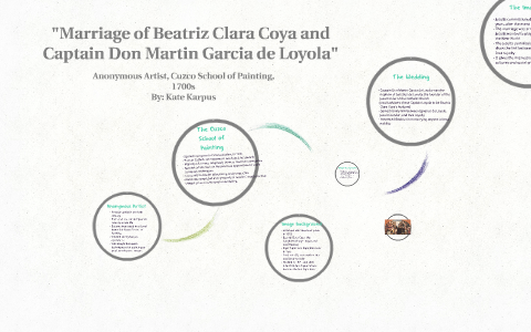 Marriage of Beatriz Clara Coya and Captain Don Martin Garci by