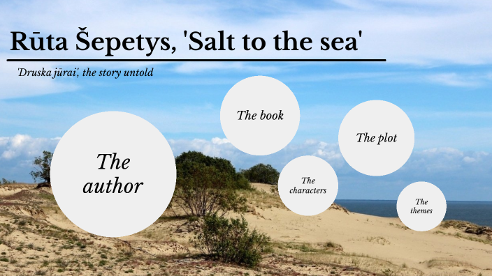 English project, ruta sepetys, 'salt to the sea', Erikas Kazlauskas, 5a
