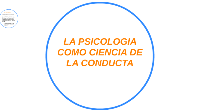 La Psicologia Como Ciencia De La Conducta By Luz Angie Calderon Londoño On Prezi 4247