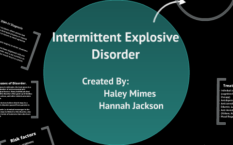 Intermittent Explosive Disorder By Hannah Jackson