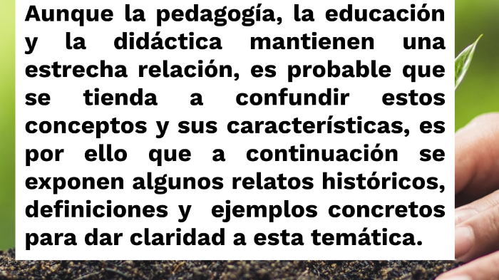 Educación, Pedagogía Y Didáctica By RAMIRO RODRIGUEZ MENDOZA On Prezi