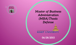 Master thesis satellite