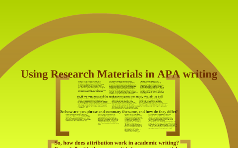 Incorporating research in academic writing by Peter Grevstad on Prezi