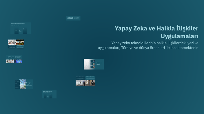 Yapay Zeka ve Halkla İlişkiler Uygulamaları by Ada Güner on Prezi
