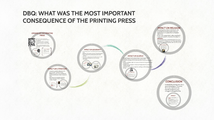 which was the more important consequence of the printing press