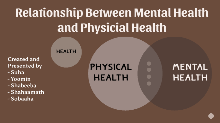 Clarify The Relationship Between Physical And Mental Health By Giving Example