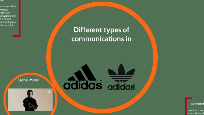 Le'Jhai Grant-Bernard's types of communications in Adidas by