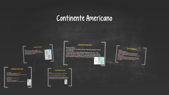 Continente Americano Aspectos Naturais By Bill De Lima 8509