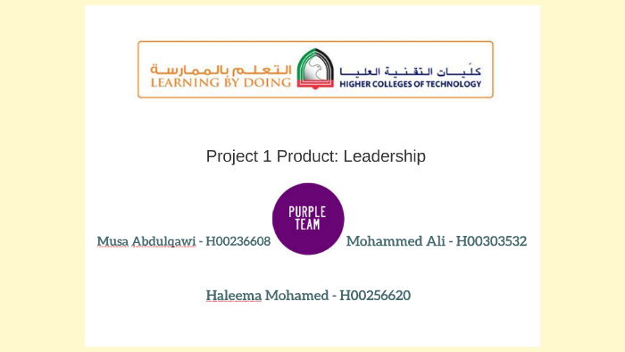 Project 1 - Presentation: Leadership by Haleema Al Romaithi on Prezi
