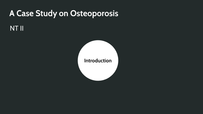 case study on osteoporosis