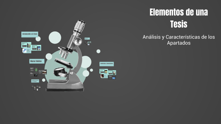 Elementos de una Tesis by Miriam Martínez on Prezi