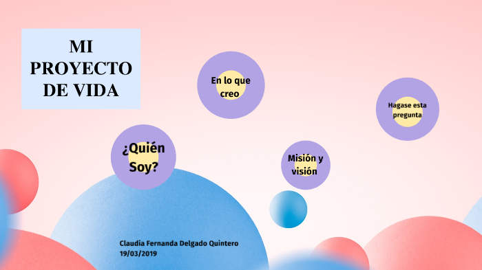 MI PROYECTO DE VIDA by Fernanda Delgado on Prezi