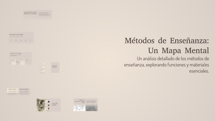 Métodos de Enseñanza: Un Mapa Mental by Isabella Barreto on Prezi