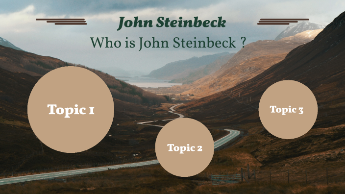 john steinbeck by hicham safouane on Prezi