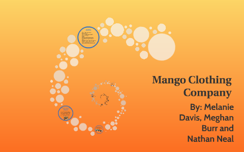 Mango Clothing Company By Melanie Davis