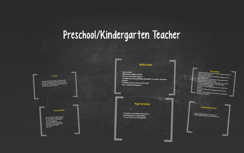 Preschool/Kindergarten Teacher by Marisa Davis on Prezi