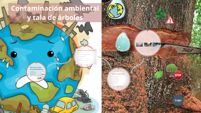 Contaminación ambiental y tala de árboles by Kelly Marchán