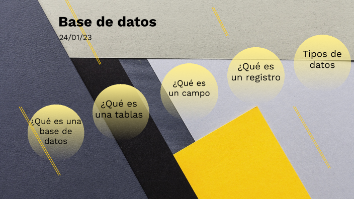 Bases de datos by Diego Villaseñor Barrera on Prezi