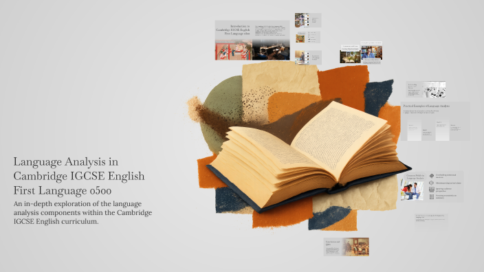 Language Analysis in Cambridge IGCSE English First Language 0500 by ...