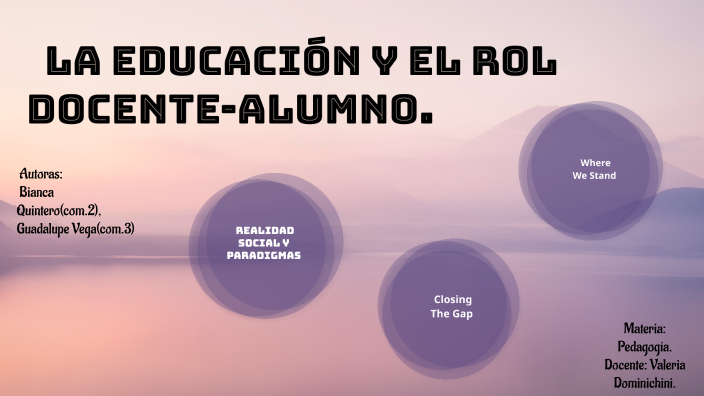 Pedagogía by guadalupe vega on Prezi