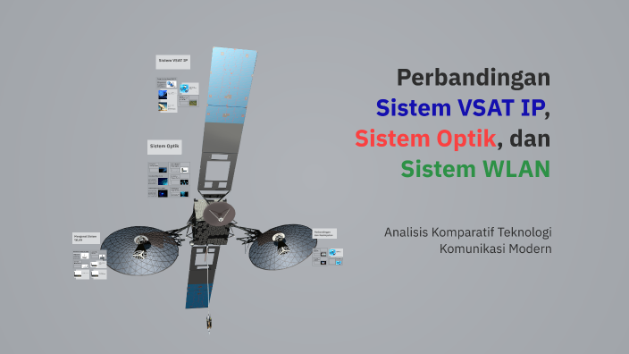 [3-6 TJK] Perbandingan Sistem VSAT IP, Sistem Optik, dan Sistem WLAN by ...