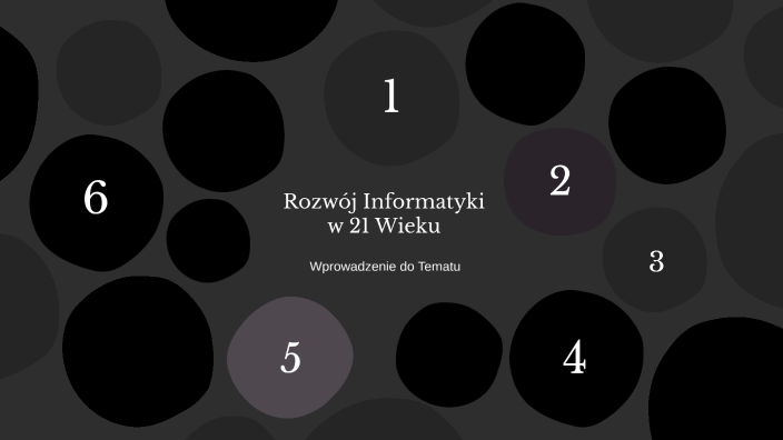 Rozwój Informatyki w 21 Wieku by kacper Pietryka on Prezi