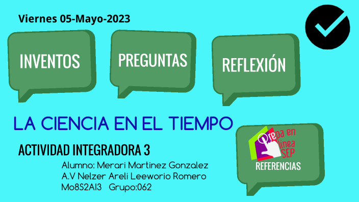 AI3. La ciencia en el tiempo by Merari Martinez Gonzalez on Prezi