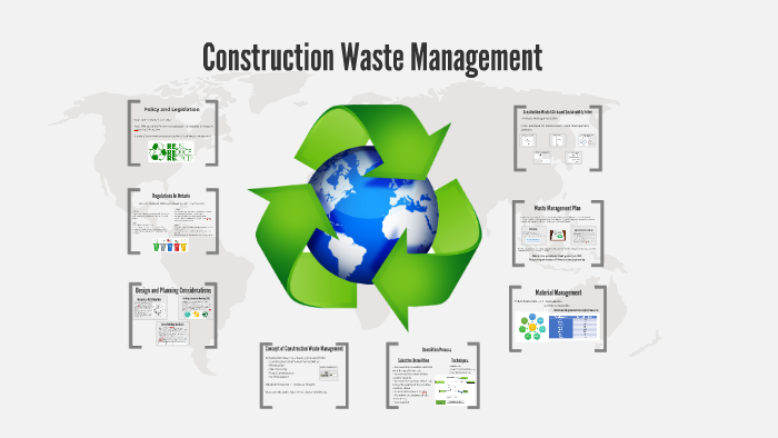 literature review on construction waste management