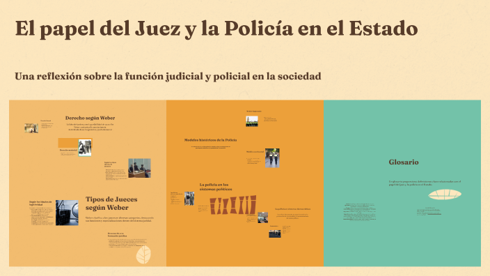 El papel del Juez y la Policía en el Estado by Maria Jose Medina ...