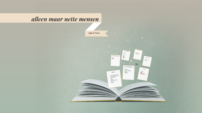 alleen maar nette mensen by Dorus Wouters
