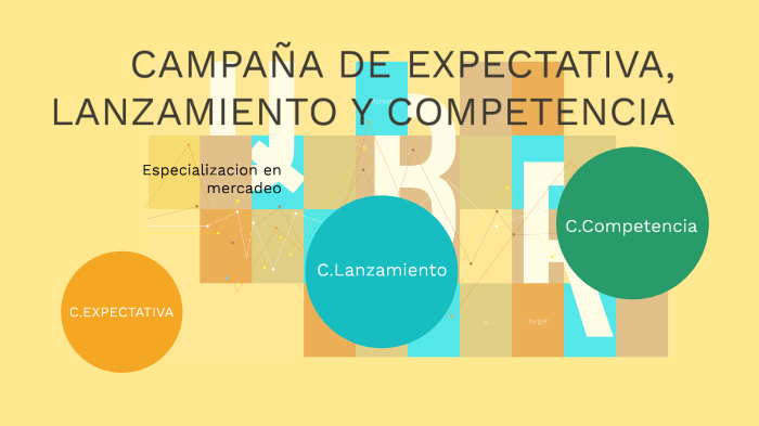 CAMPAÑA DE EXPECTATIVA, LANZAMIENTO Y COMPETENCIA by Jose Manuel