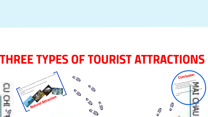 3 types of tourist attractions