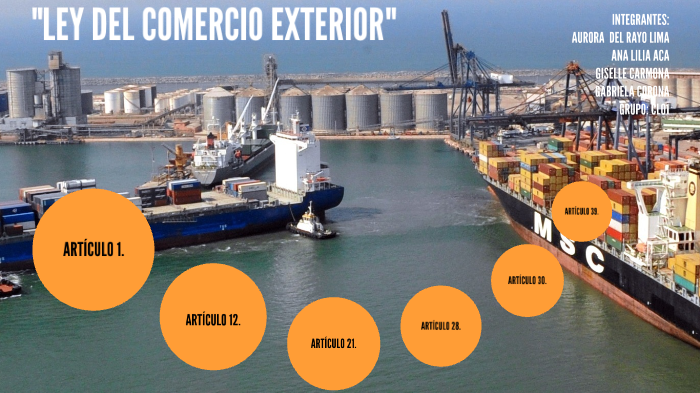 LEY DEL COMERCIO EXTERIOR By Gabriela Corona On Prezi