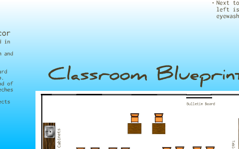 classroom blueprint