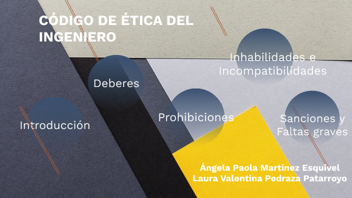 Código de ética del Ingeniero by Angela Martinez on Prezi