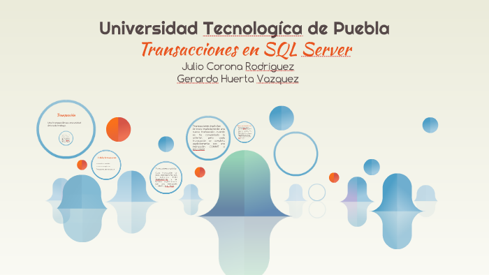 Transacciones en SQL Server by Julio Corona on Prezi